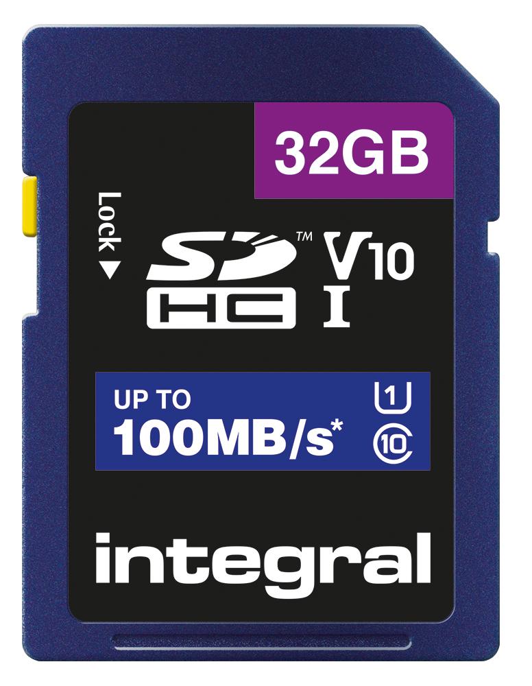 Integral Memory INTEGRAL V10 Class 10 SD Memory Card - 32 GB