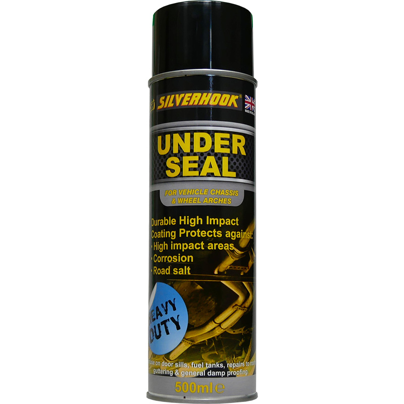 Silverhook Underseal SprayOn Aerosol Underguard Paint Body Protection Seal 500ml