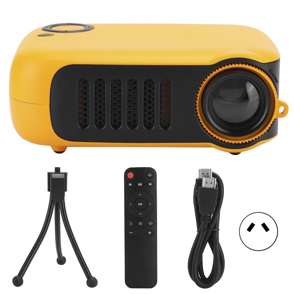 HONOR ELECTRONICS Mini Portable Projector Household Projectors 320 x 240 Resolution with 2-Inch LCD Screen AU PLUG multicolour
