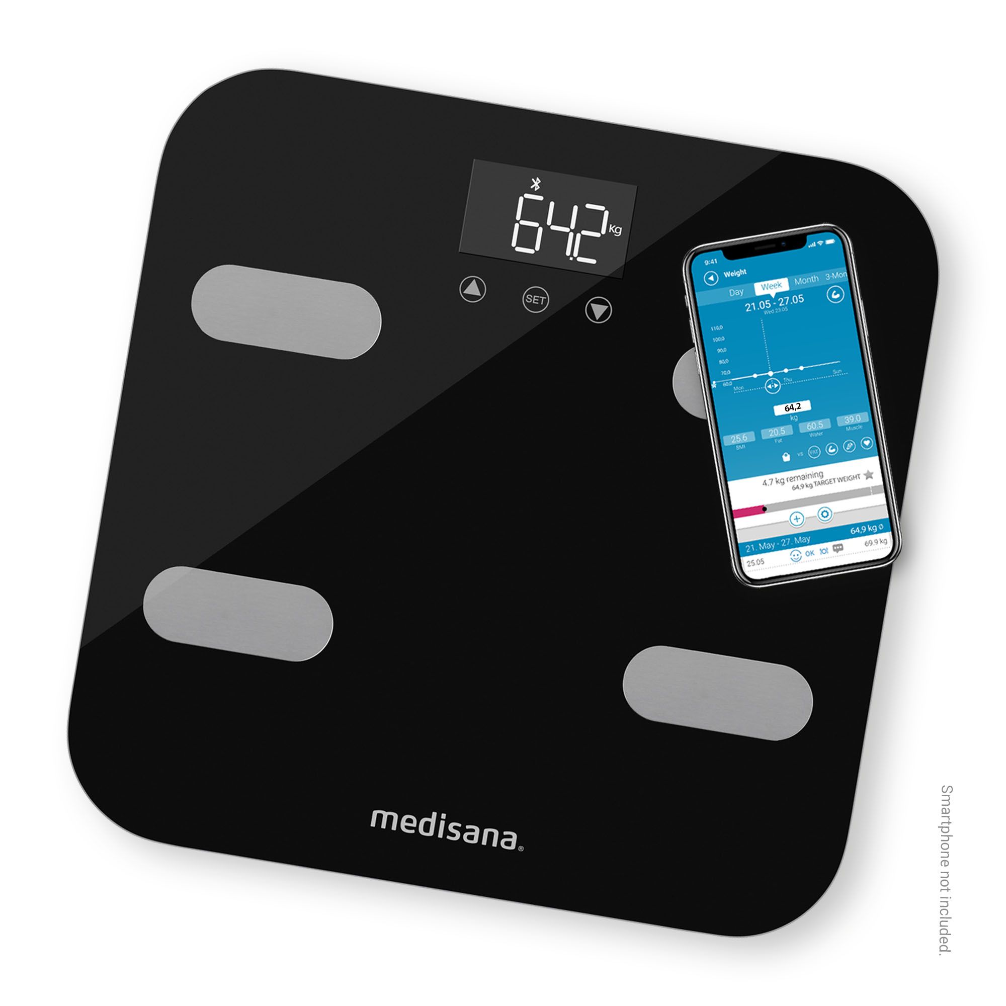 Medisana Body Analysis Scales BS 602 Connect Wi-Fi & Bluetooth