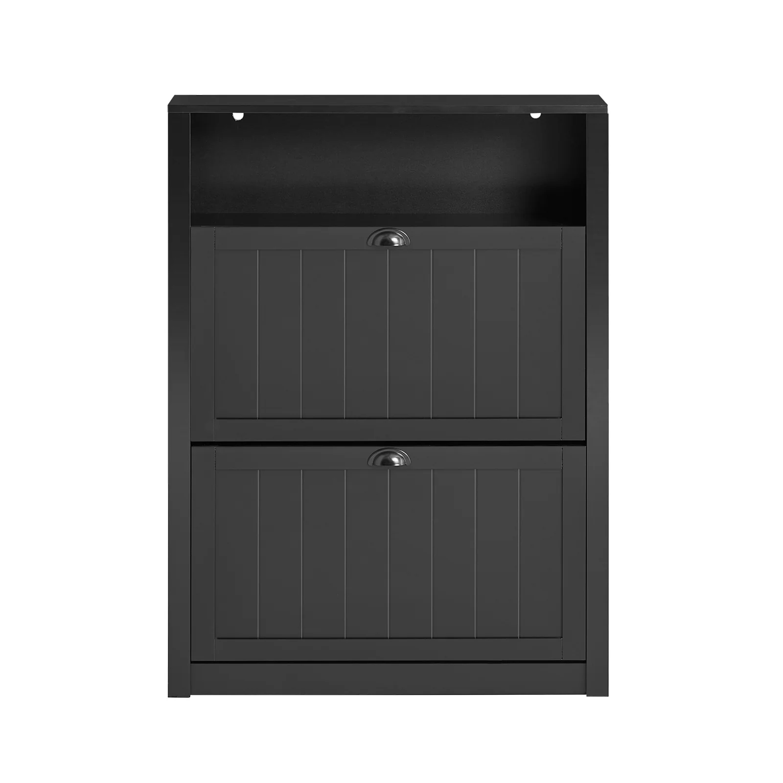 SOBUY Larger Shoe Cabinet Shoe Organizer Unit - Black