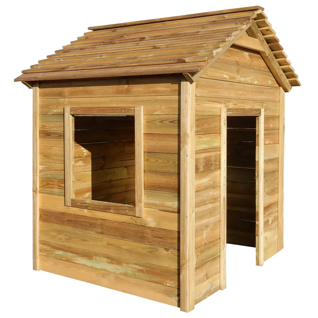 VidaXL Outdoor Playhouse 123x120x146 cm Pinewood