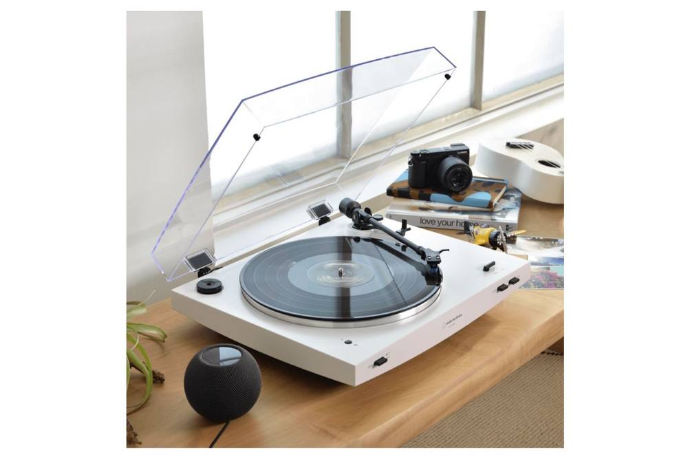 Audio-Technica Audio Technica At-lp3xbtwh Turntable Fully Automatic Wireless Belt-drive White