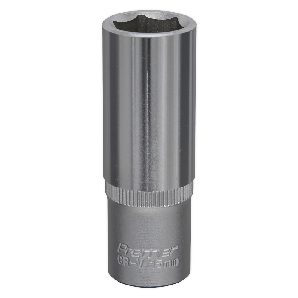 Sealey S3815D WallDrive Socket 15mm Deep 3/8"Sq Drive
