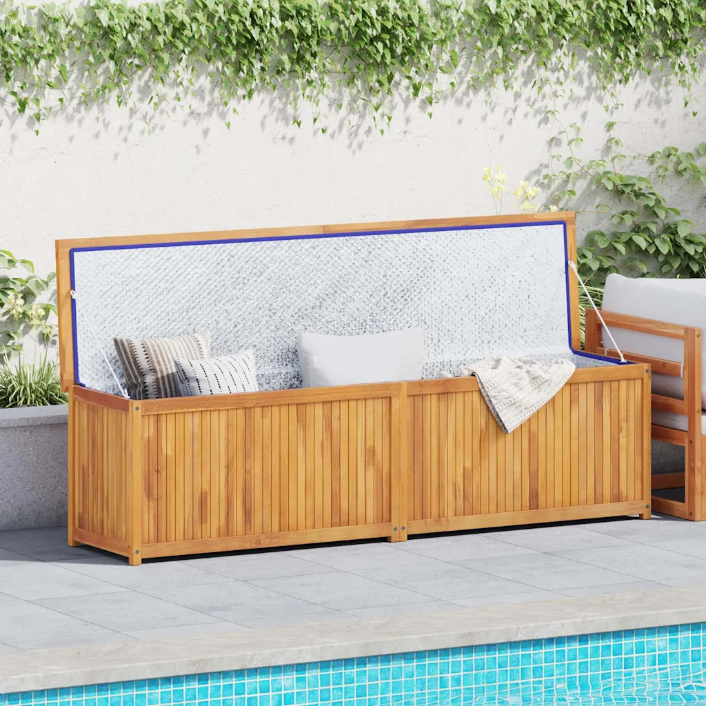 VidaXL Garden Box 200x50x53 cm Solid Wood Teak