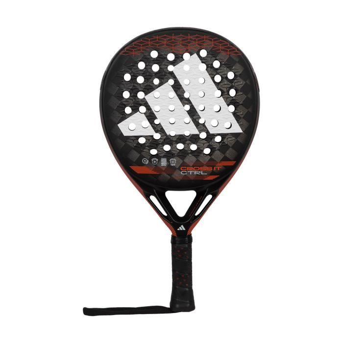 TECHSALES Raquette De Padel - Adidas - Cross It Ctrl - Carbon Aluminized 15k - 360-375g - Noir/rouge