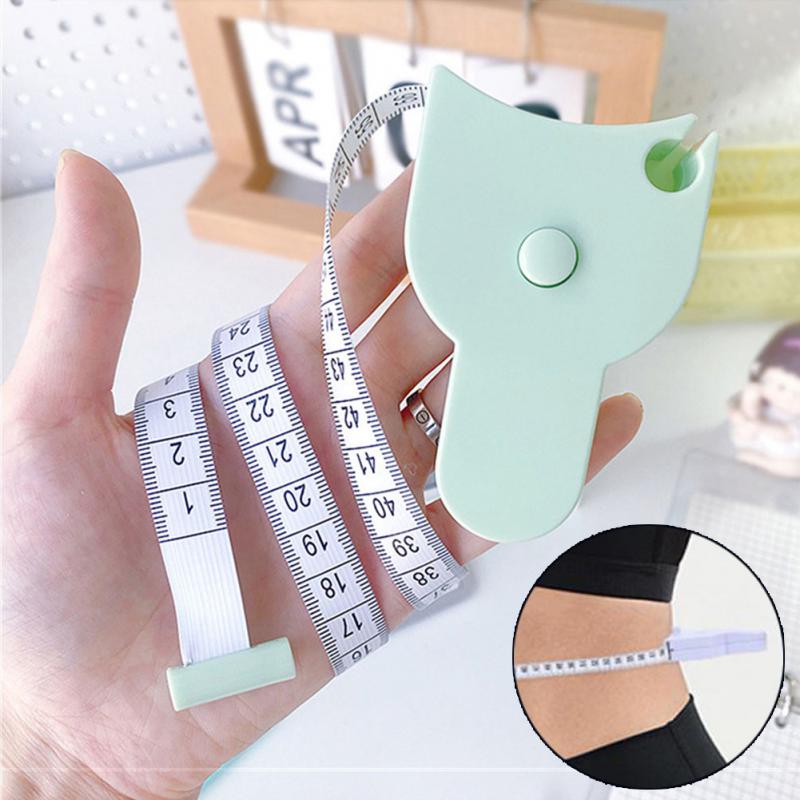 NATAWA Body Measuring Tape Automatic Telescopic Tape Measuring Ruler Film Body Metric Centimeter Tape 150cm/60Inch Sewing Tailor Meter