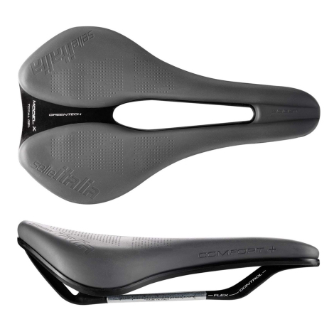 Selle Italia Saddle - Model-X Green Comfort Plus Superflow Black Editi