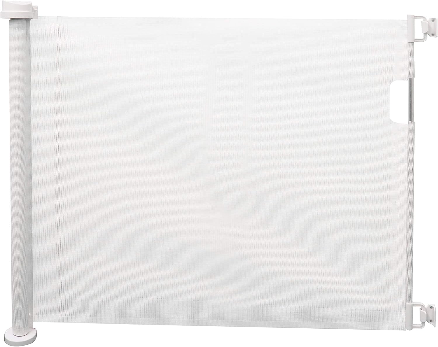 Biacchi Cancelletto di sicurezza per bimbi bambini Bianco barriera avvolgibile 130x8x88h