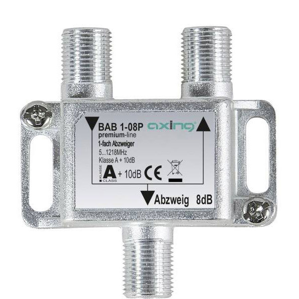 Axing Bab 4-02 Cable Tv Splitter 4-way 5-1006 Mhz For Audio And Vi...