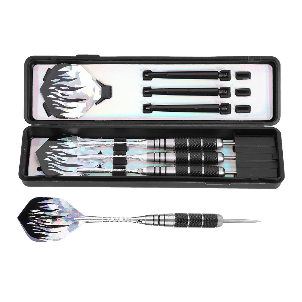 Fishine 3Pcs 153mm Professional Stainless Steel Tip Target Throwing Darts Set With 6pcs Flights