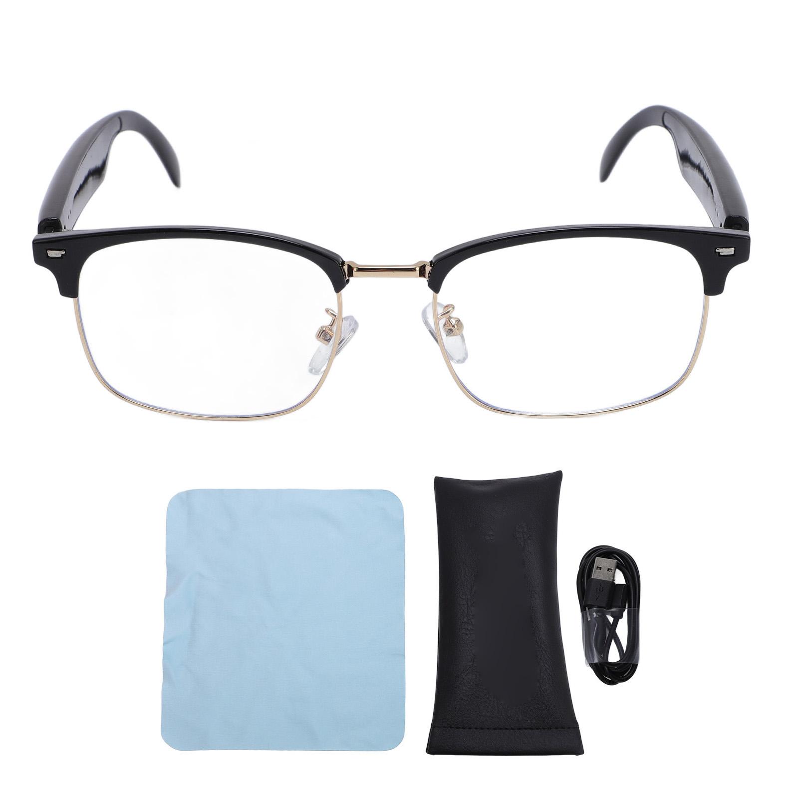 3d Printing Machine Smart Glasses Anti Blue Light Built in Stereo Speakers Mic Wireless Bluetooth 5.3 Glasses for