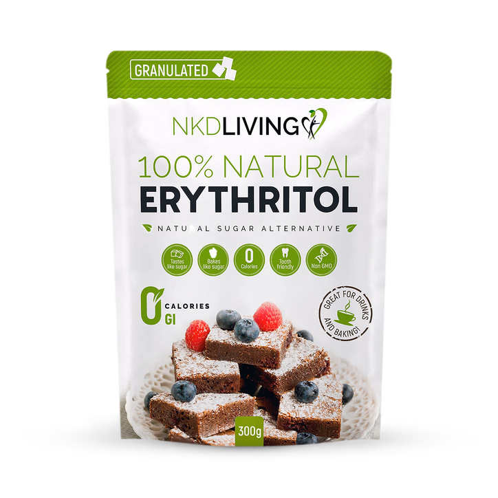 NKD Living 100% Natural Granulated Erythritol 300g