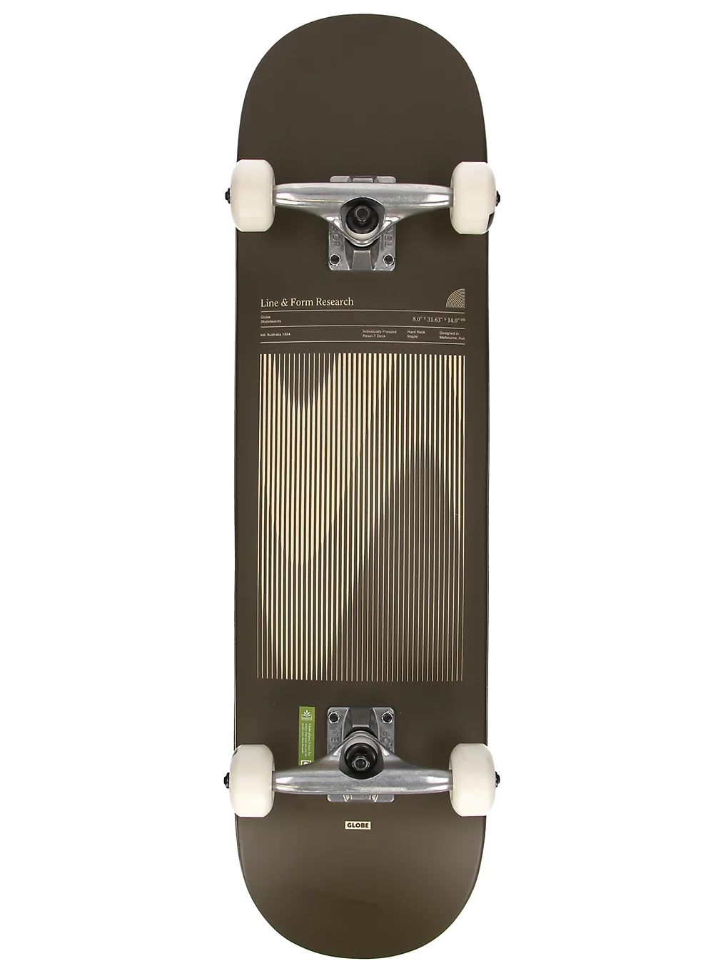 Globe G1 Lineform 8.0" Skateboard | Olive| 8"