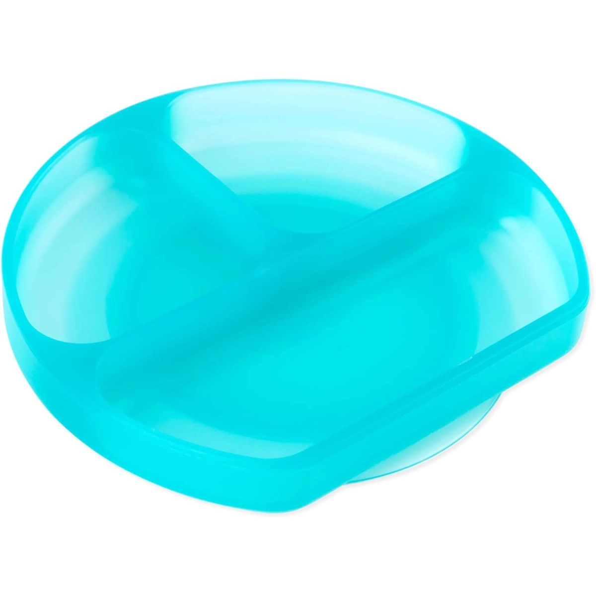 Bumkins Silicone Suction Grip Dish, Plates, Blue
