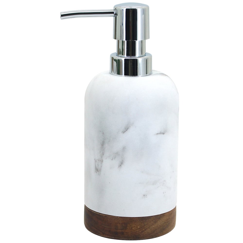 Acacia Soap Dispenser - White