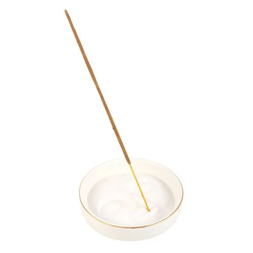 KDMD White Moon Face Incense Stick Holder
