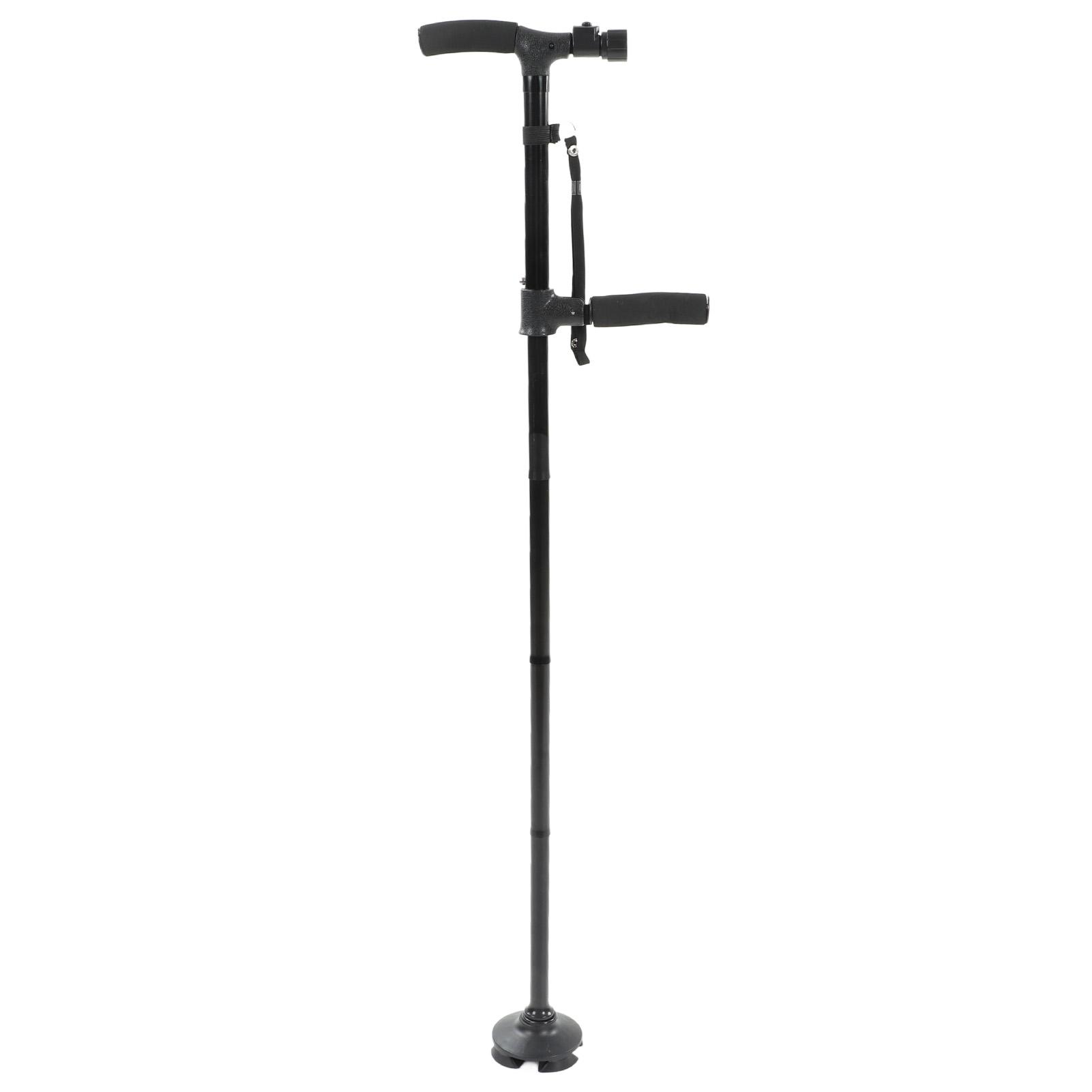 COSYHOME Folding Walking Cane with LED Light Anti Slip Bottom 360 Degree Rotating Height Adjustment Portable
