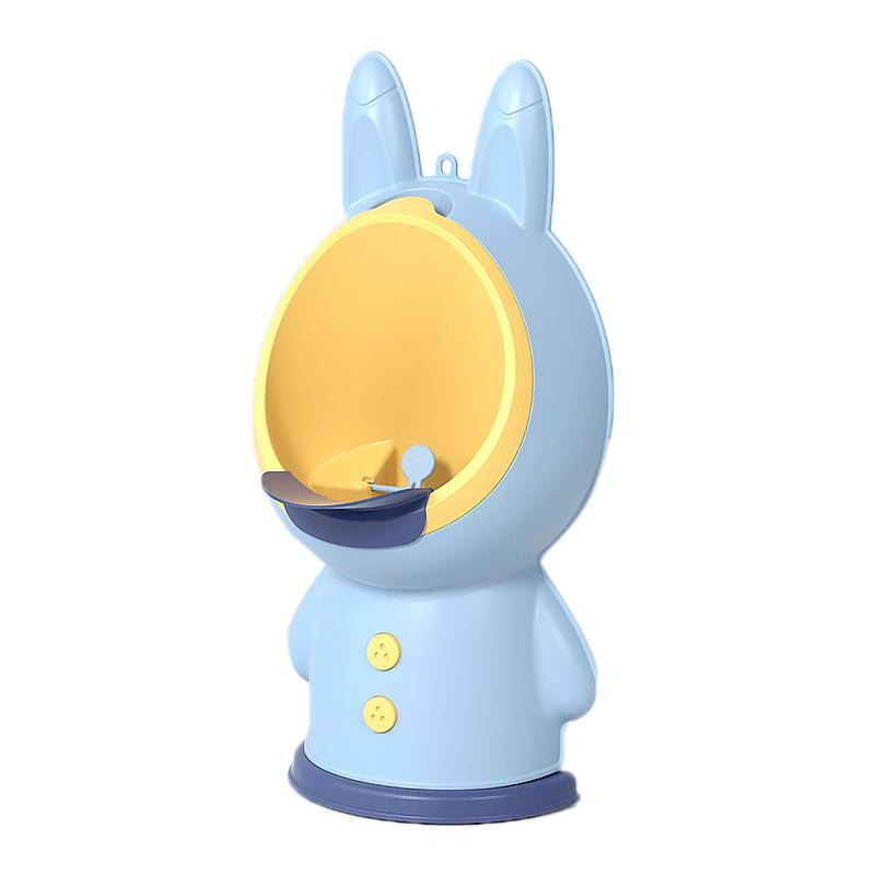 Neoglint Standing Urinal Suspendable Groove Adjustable Height Potty Training Urinal for Children Baby Blue