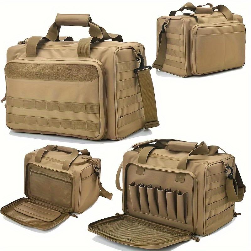 WTEMPO 30L Capacity Gun Range Bag - Durable Handgun and Pistol Storage - Ideal Camping and Outdoor Storage Companion