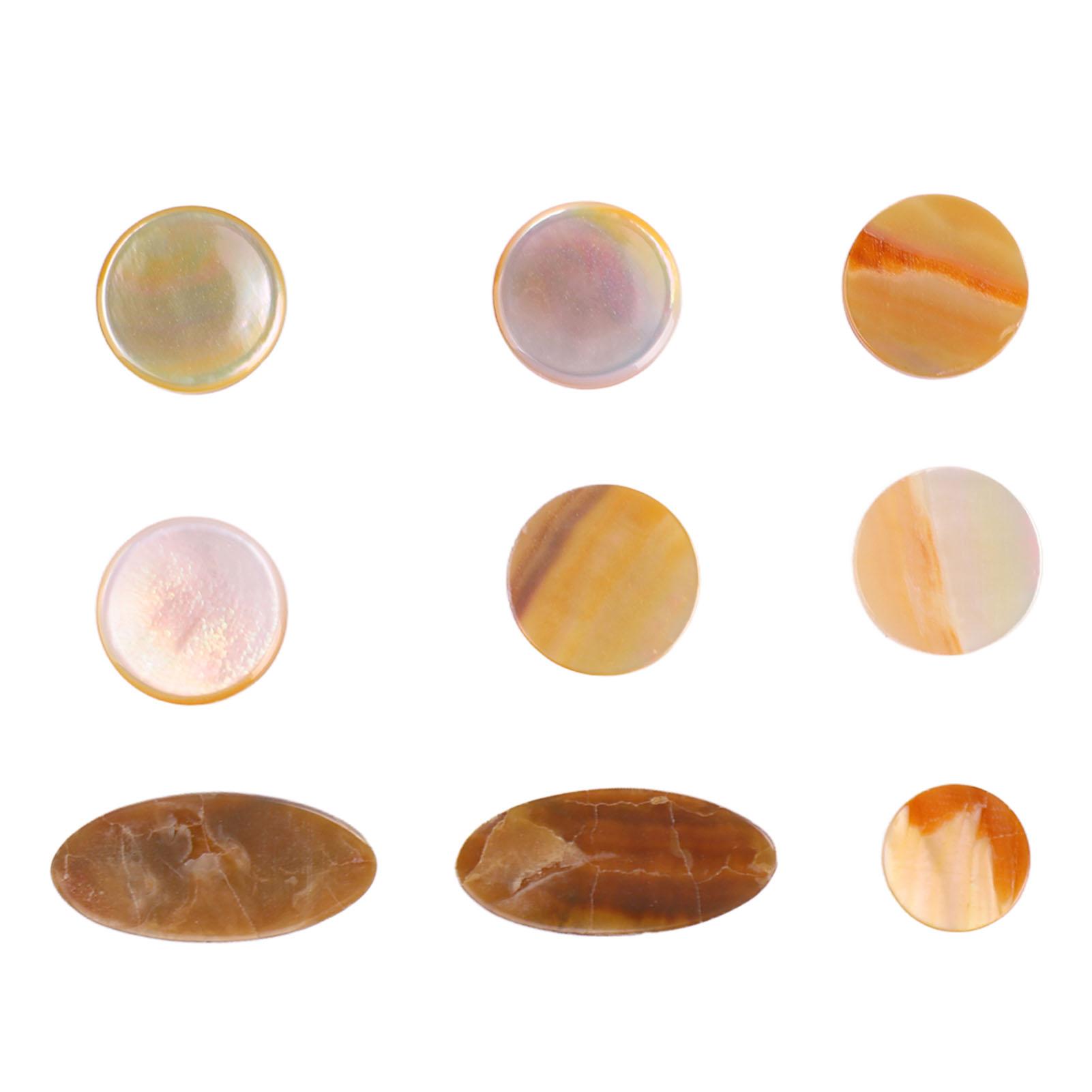 COSYHOME 9PCS Saxophone Finger Pads Saxophone Key Buttons Musical Instrument Accessories Multiple Sizes C355