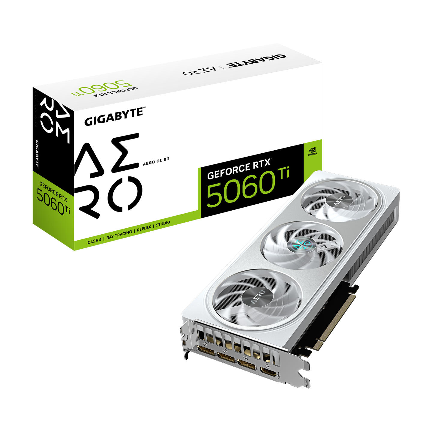 GIGABYTE Geforce Rtx 5060 Ti Aero Oc 8gb Graphics Card - Gv-n506taero Oc-8gd