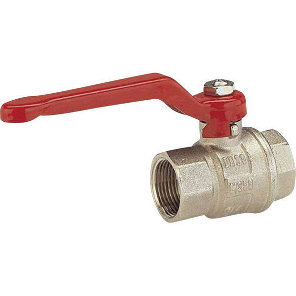 Gardena 07335-20 Ball Valve 1/2" Silver/red Chrome-plated Internal...
