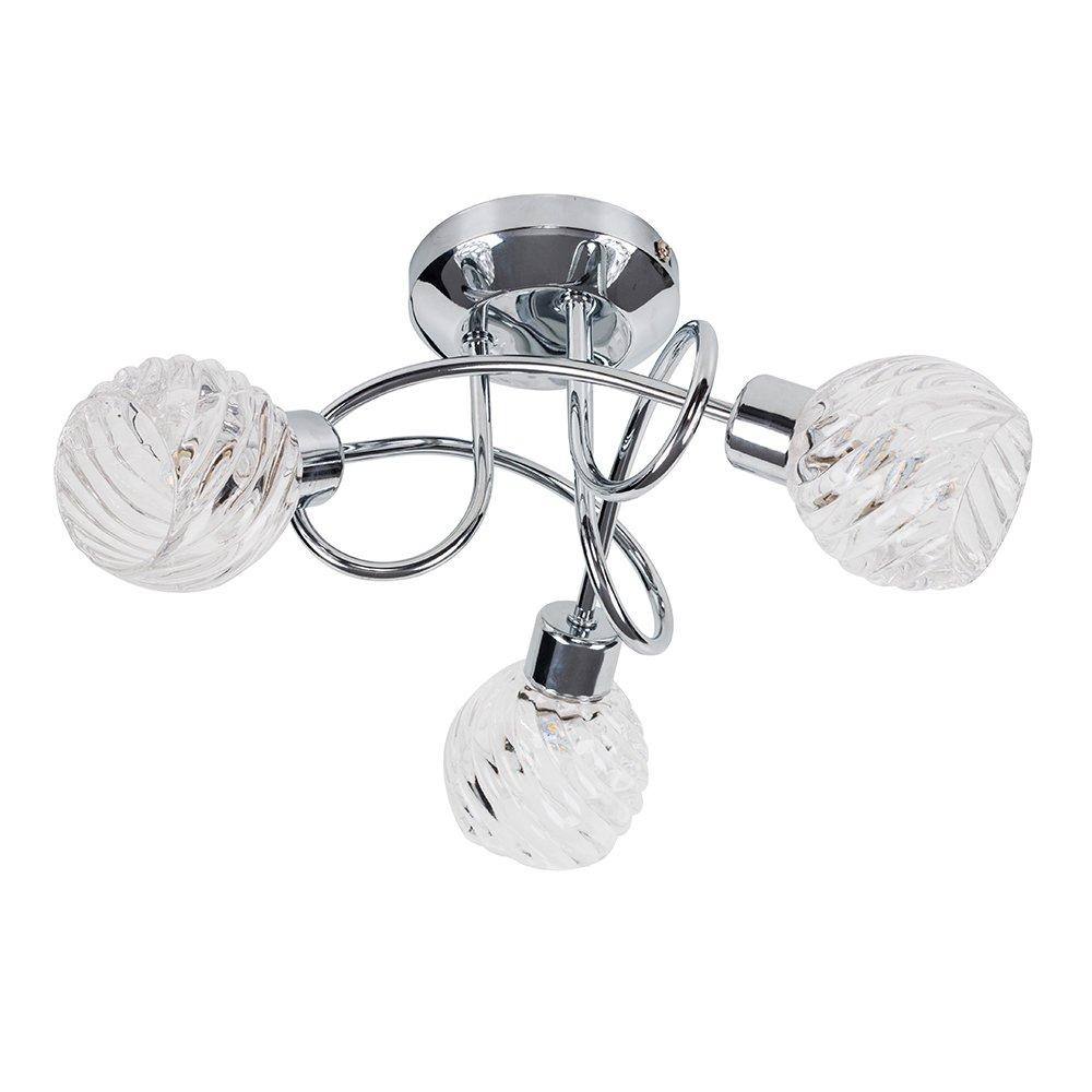 Value Lights Reyka 3 Way Cross Over Ceiling Light