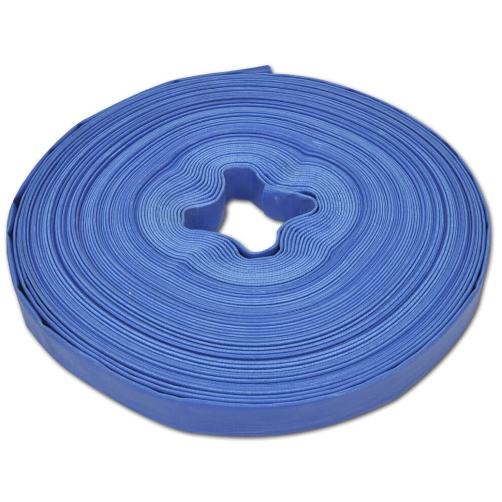 VidaXL Flat Hose 50 m 1" PVC Water Delivery