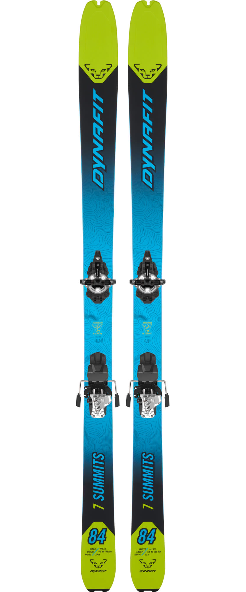 Dynafit M Seven Summits SKI - Lime Yellow / Black - 158 cm
