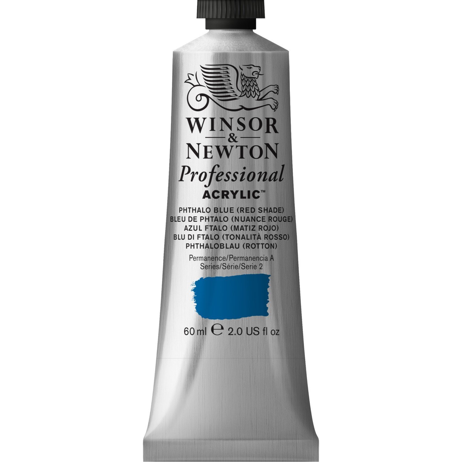 Winsor And Newton Professional Artists Acrylic 60ml - PHTH BLU RD SHD