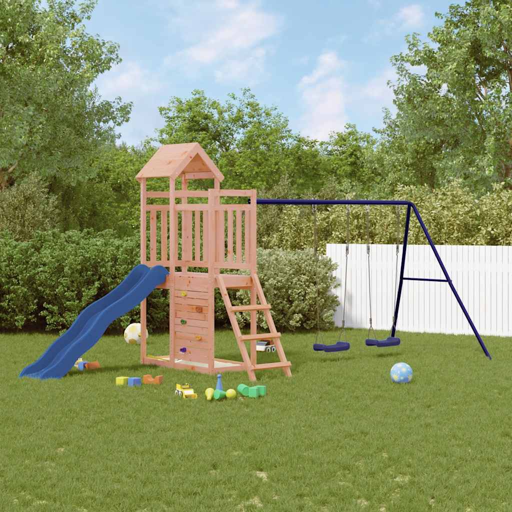 VidaXL Outdoor Playset Solid Wood Douglas playset wooden playset