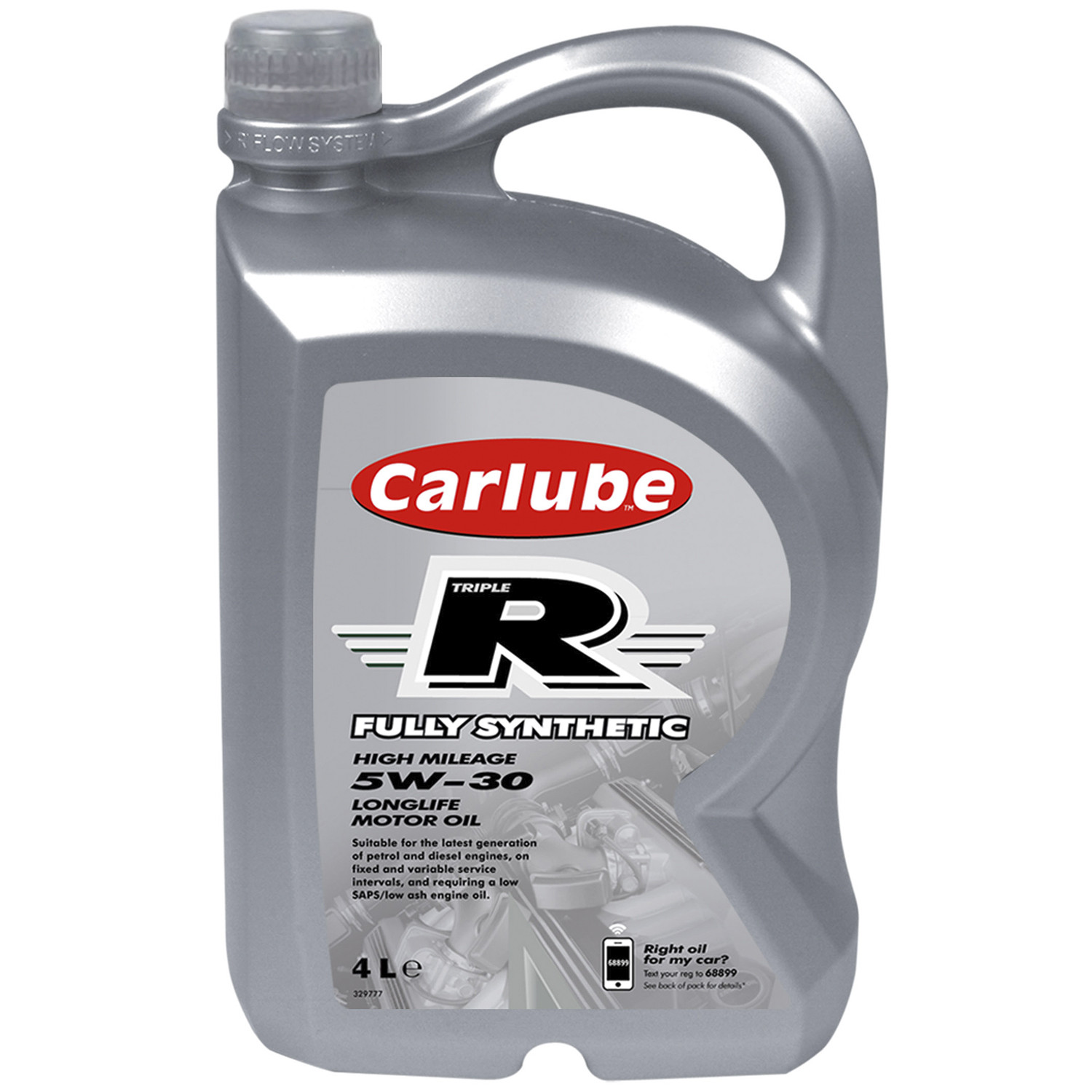 Carlube Triple R 5W30 C3 Fully Synthetic Oil For Petrol & Diesel Engines 4L
