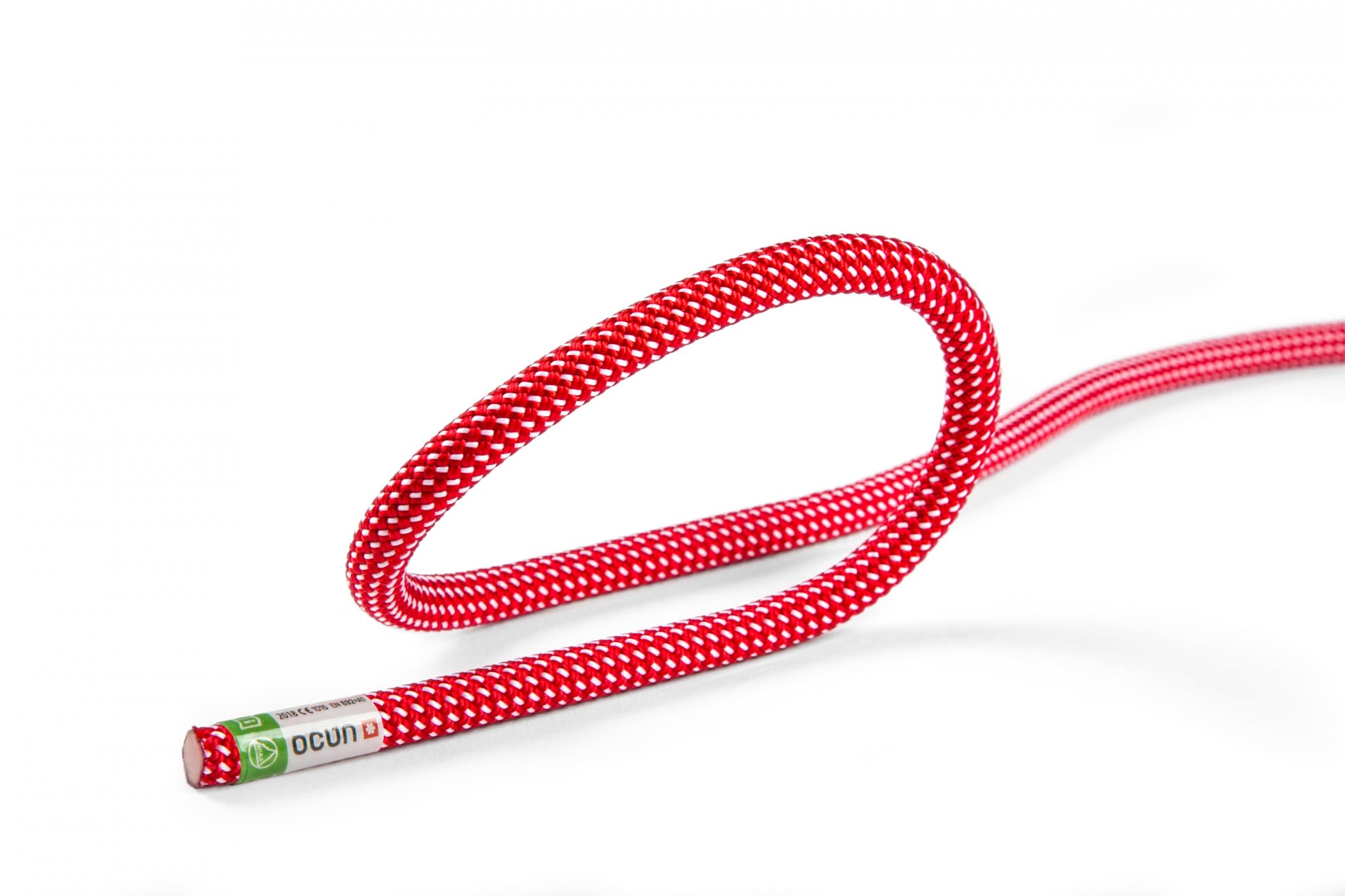 Ocun Spirit 9.5mm 50m - Red / White - 50 M