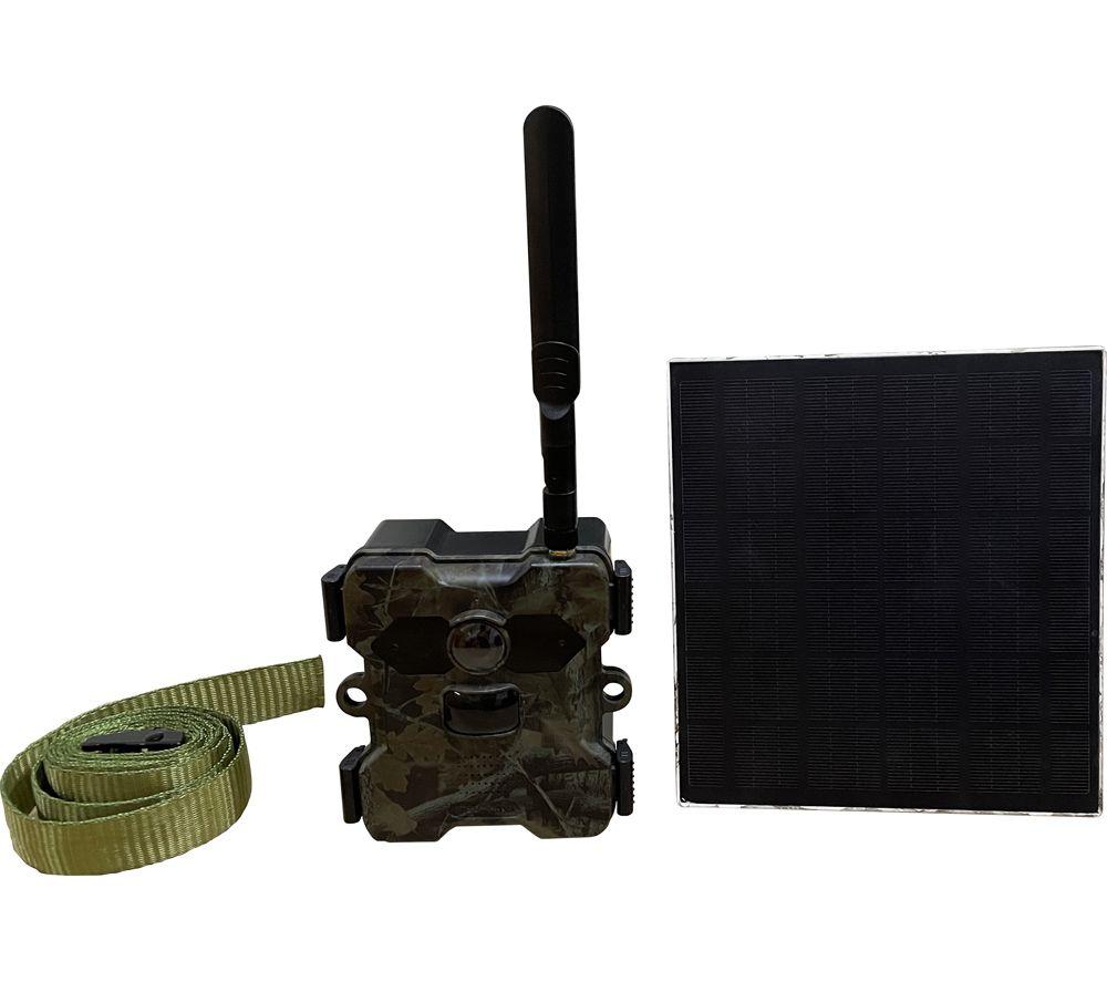 Technaxx Tx-189 4g Full Hd Wild Cam & Solar Panel - Black & Brown, Brown,black