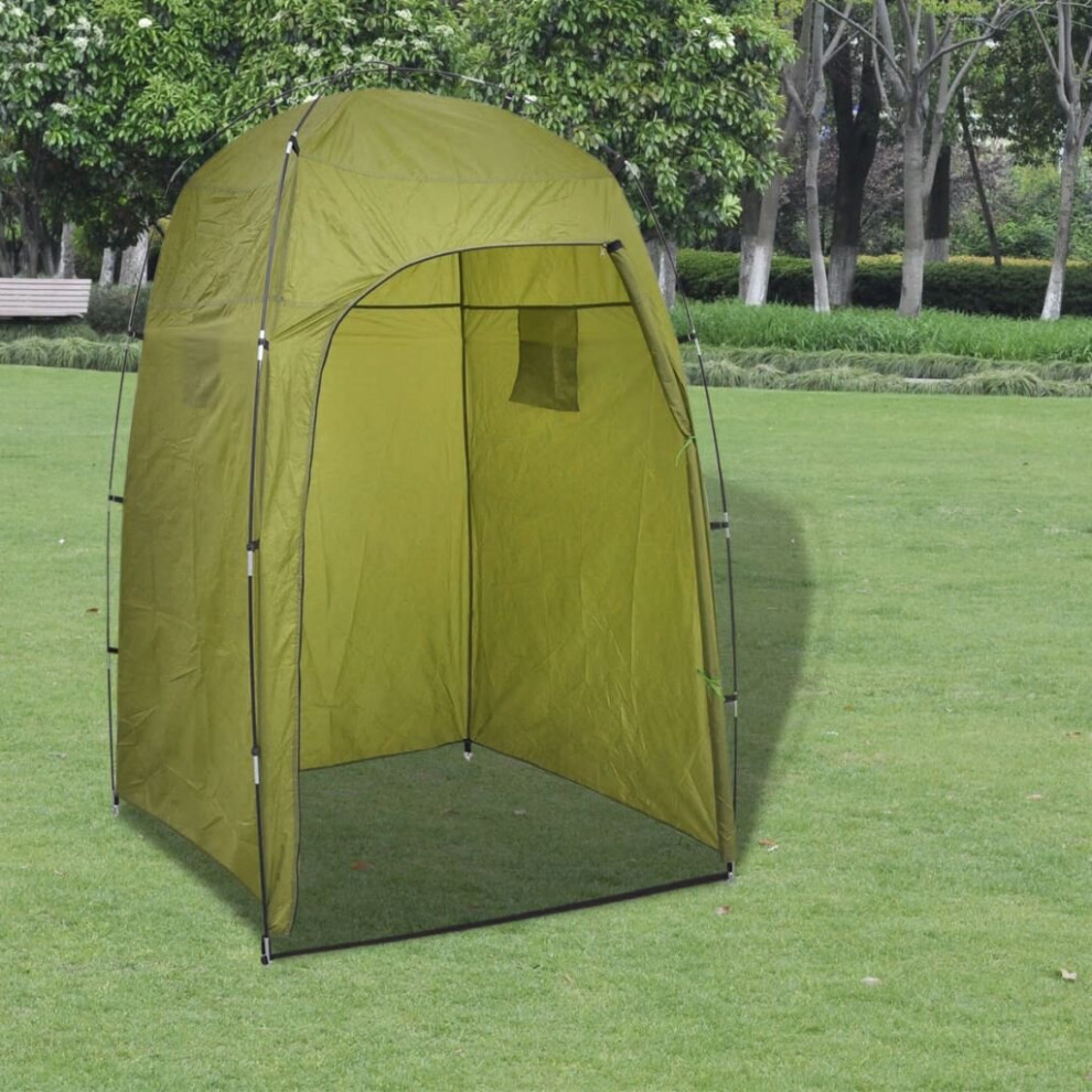 VidaXL Shower/WC/Changing Tent Green