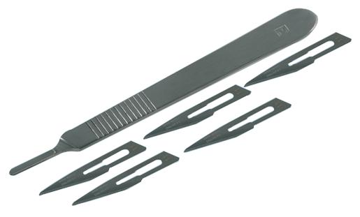 Shesto Kn1214/3/11 Scalpel Handle S/s #3 & #11 Blades