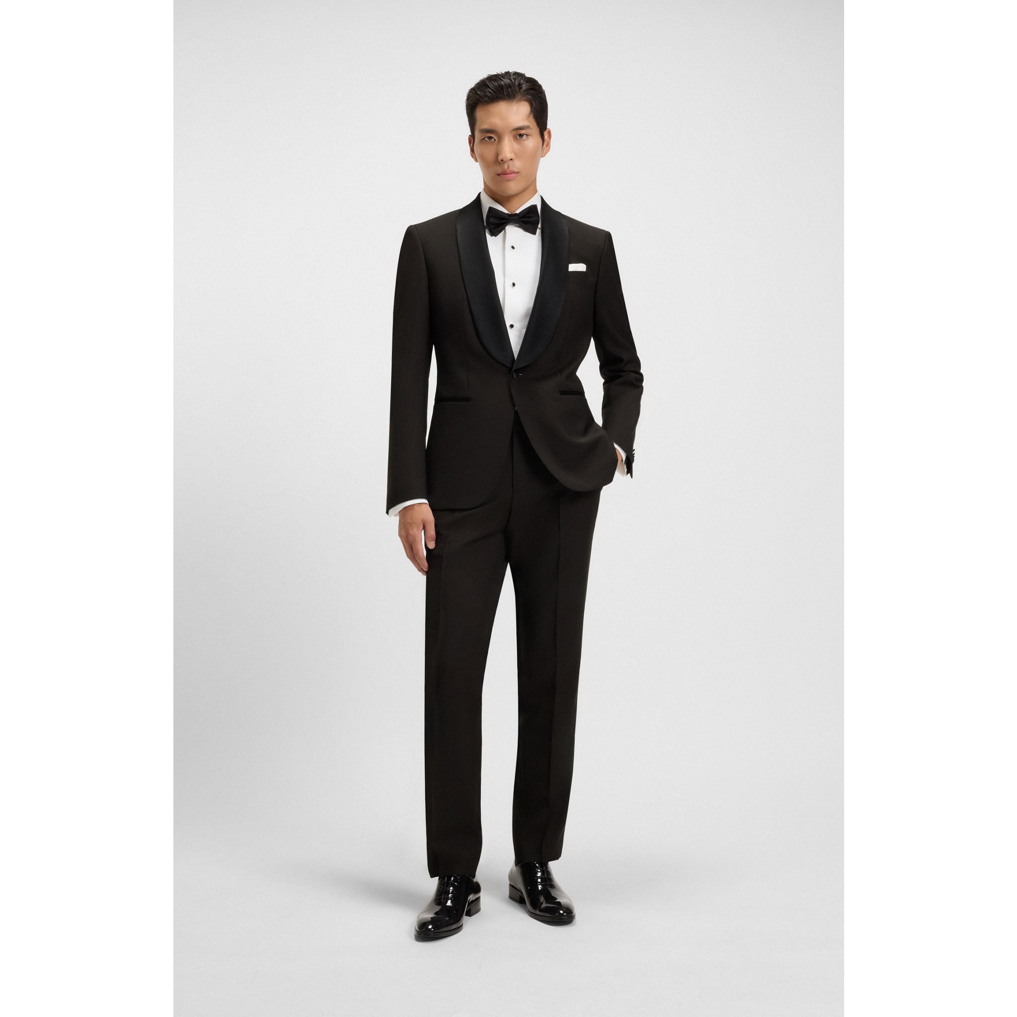 Boss Two-piece tuxedo suit in an Italian wool blend - Style H-Huge-2pcs-TuxS-254, 50551762