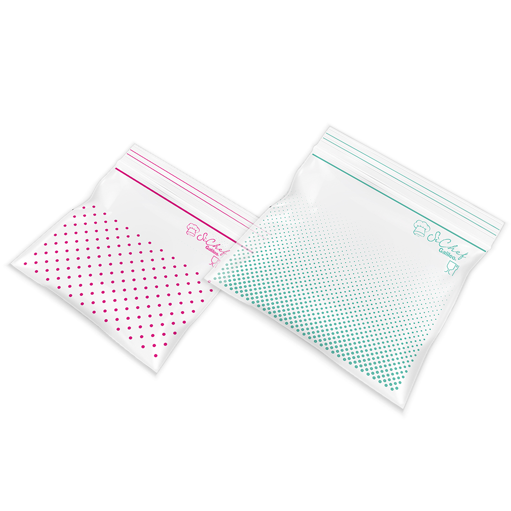 Nessuno Set 60 Bustine buste salvafreschezza per alimenti frutta e verdura due misure