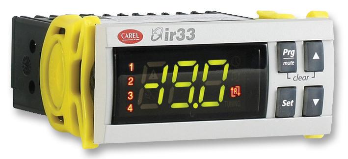 Carel IR33 Panel Mount PID Temperature Controller, 76.2 x 34.2mm, 2 Output Relay, 12 → 24 V ac, 12 → 30 V