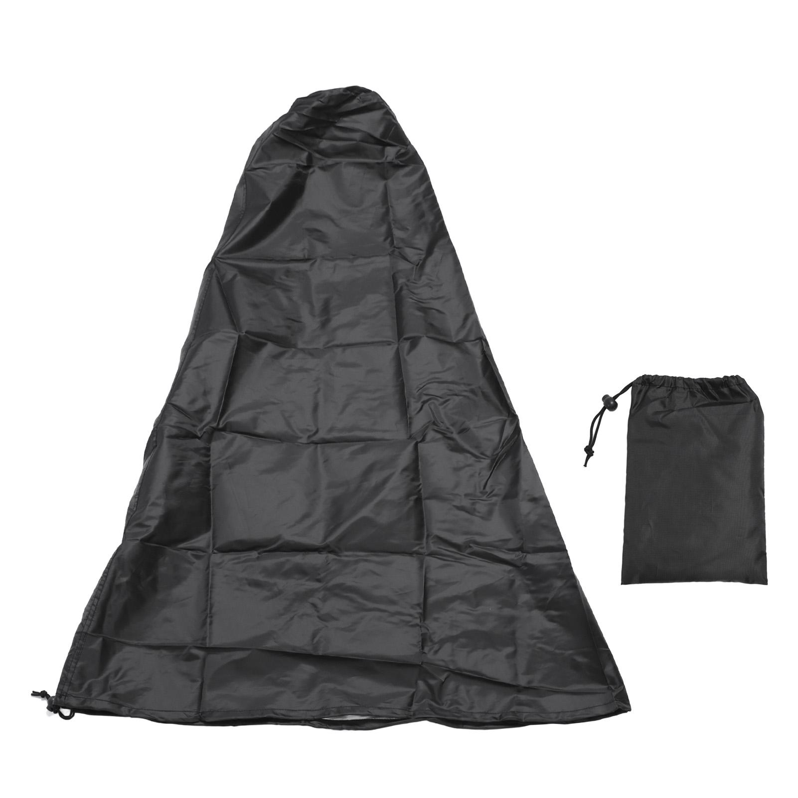 Cmperipheral Chiminea Covers Waterproof Dust Prevention 210D Oxford Cloth Patio Chiminea Fire Pit Cover for black