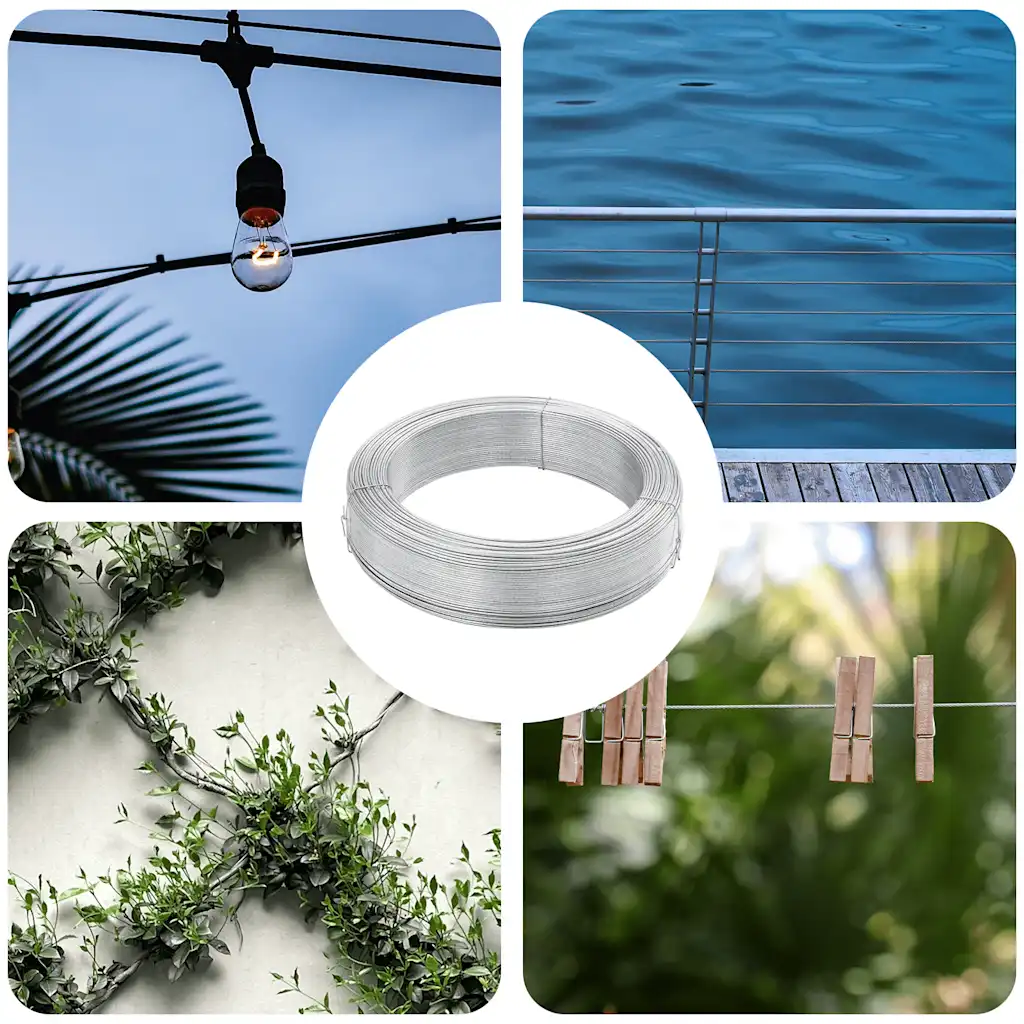 VidaXL Fence Binding Wire 250 m 2.5 mm Steel