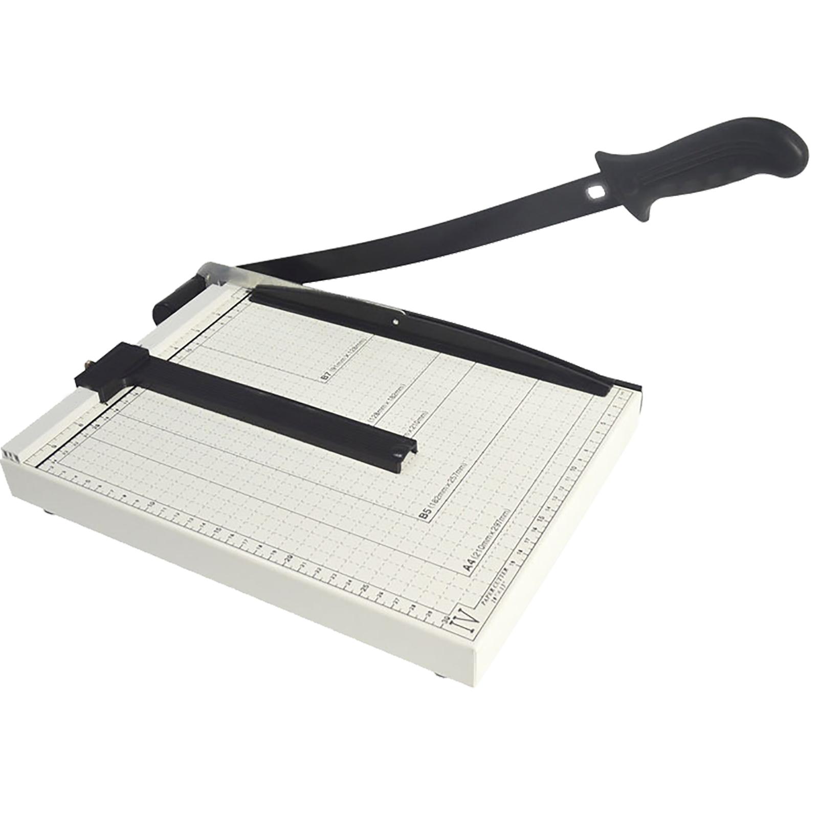 GoolRC Manual Paper Cutter Heavy Duty Steel Base Stack Paper Trimmer Paper Slicer Cutting Board for Office