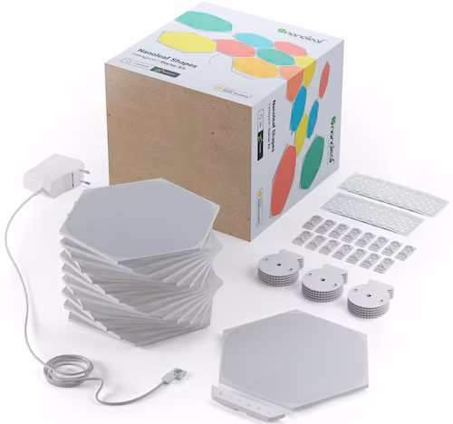 Nanoleaf Shapes Hexagon Smart Lights Starter Kit - Pack of 15