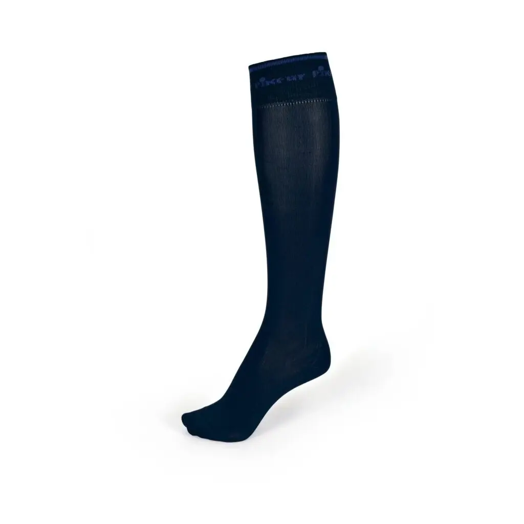 Pikeur Socks | Pikeur Summer Knee Riding Socks Colour Navy and Demin Blue Size 35-37