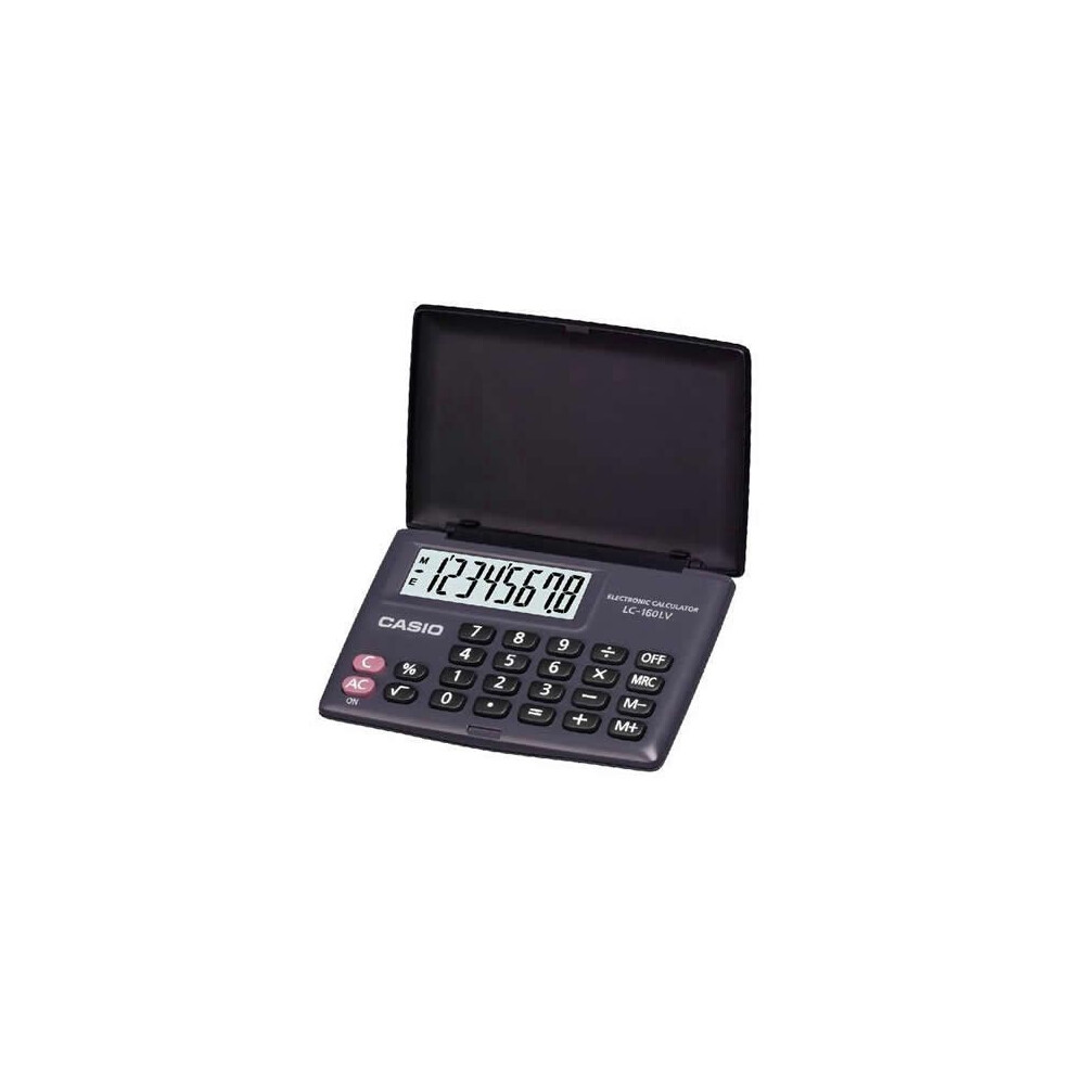 Casio Casio LC-160LV Pocket Calculator, Black | Home & Office Machines > Calculators > Pocket Calculators