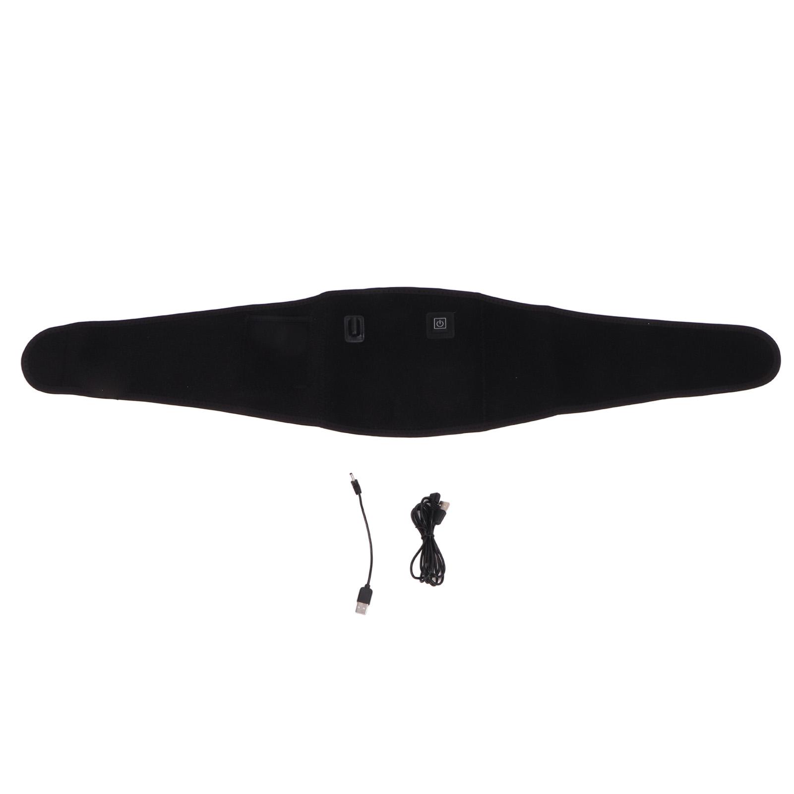 GoolRC Waist Heating Belt Back Pain Belly Wrap Fast Electric Warm USB 3 Level Adjustable