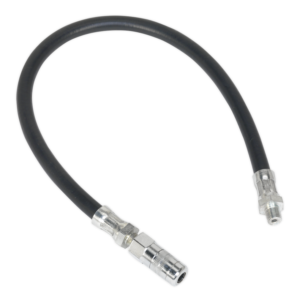 Sealey GGHE450 Rubber Delivery Hose with 4-Jaw Connector Flexible 450mm 1/8"BSP Gas