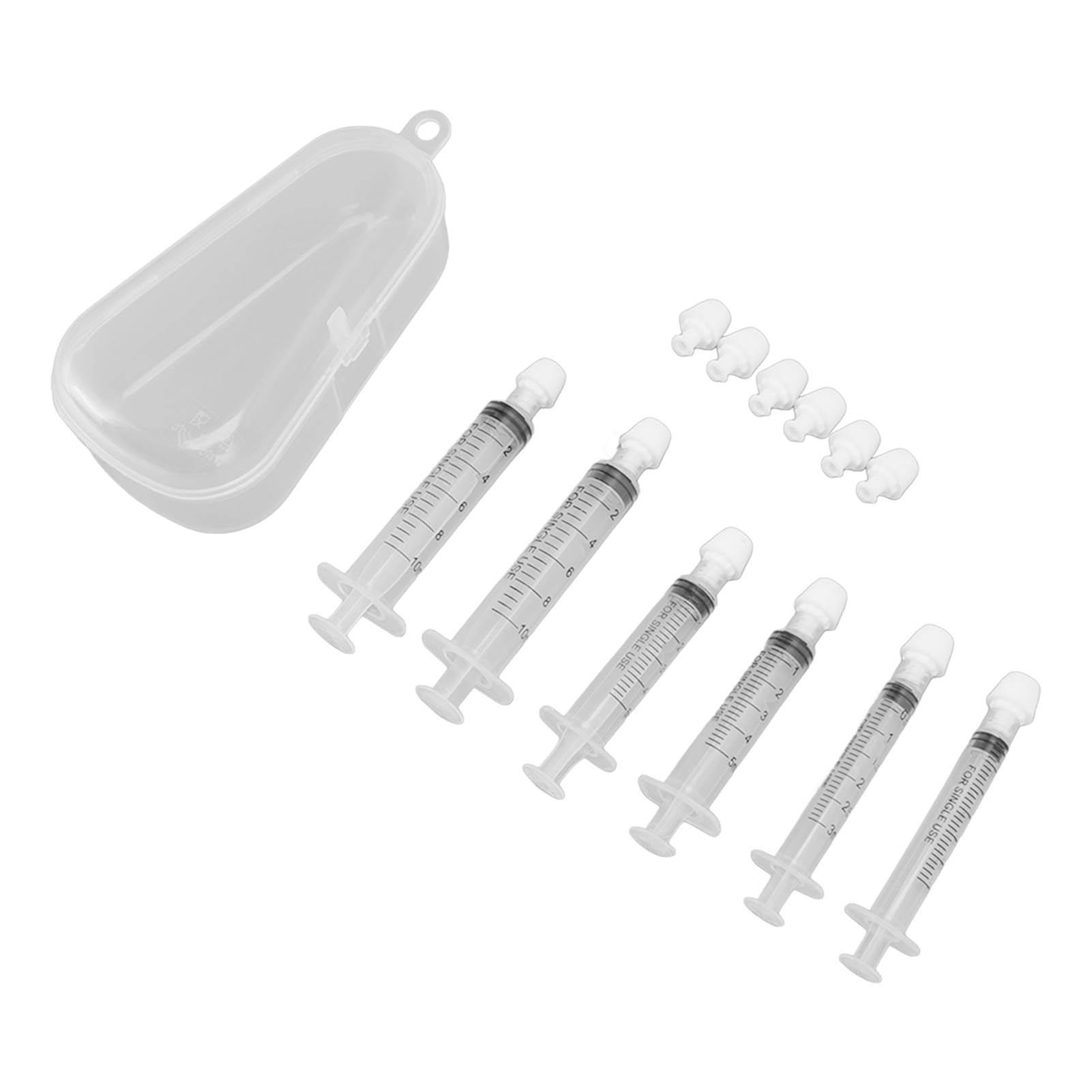 6Pcs 3ML 5ML 10ML Baby Syringe Nasal Cleaner Infant Syringe Nasal Cleaner for Baby Infant Newborn