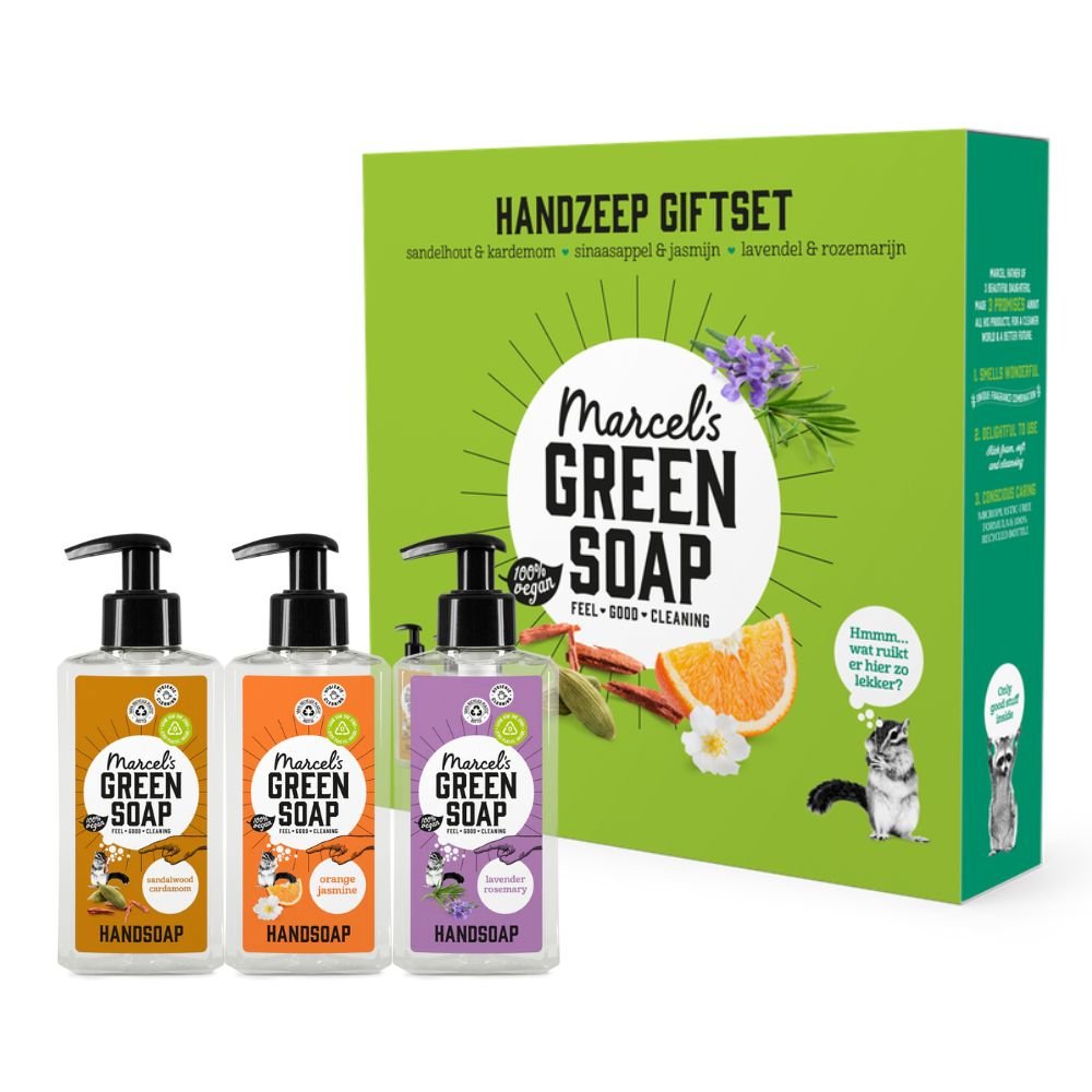 Marcel's Green Soap Giftset Handzeep 3x250ml Beauty
